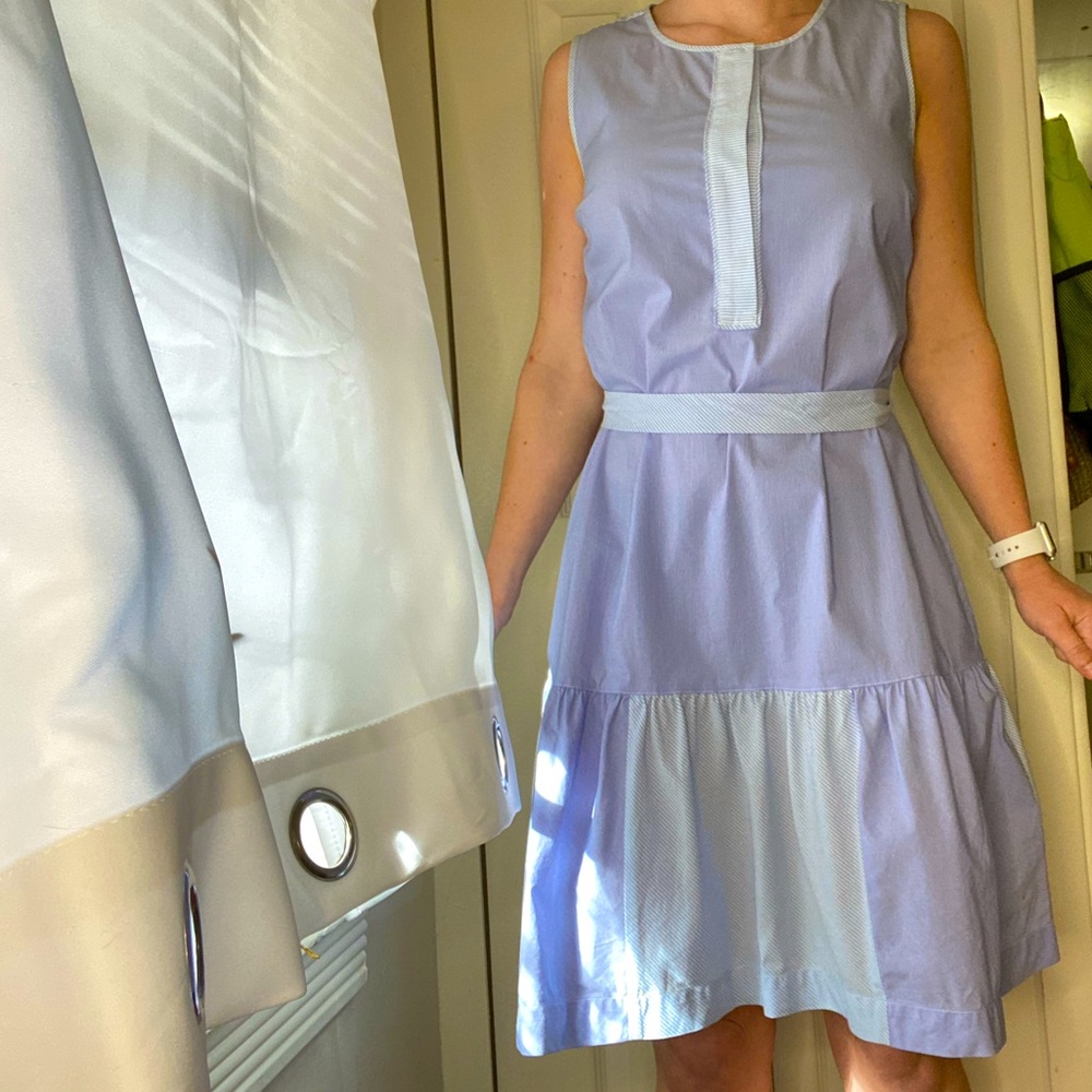 Vineyard Vines Blue Striped Dress